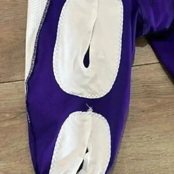 NEW Purple Adidas knee length Cropped Football Pants Boys Sz Large NWT - Picture 10 of 10